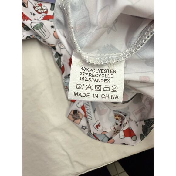 Project Good Apparel Christmas Printed Button Down Shirt Short Sleeve Mens M NWT - Picture 12 of 12